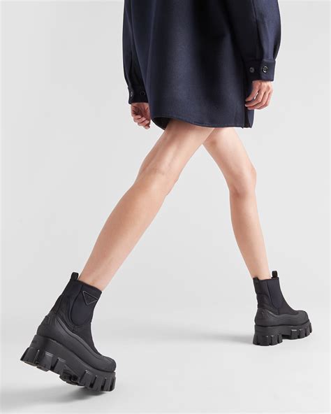 prada monolite|prada monolith gabardine boots.